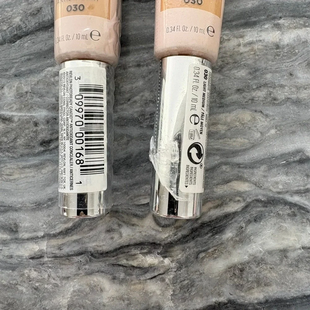 Revlon PhotoReady Candid Antioxidant Concealer 030 Light Medium 2 Pack New